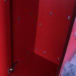 木和亚克力展示架 定制落地架 汽车配件展示架